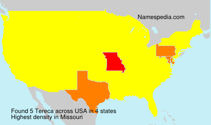 Surname Tereca in USA Surname Tereca in USA