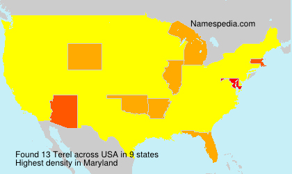 Surname Terel in USA Surname Terel in USA