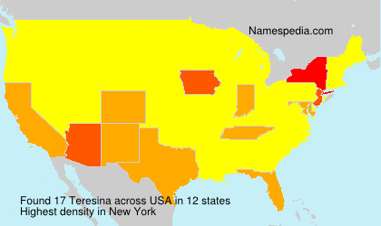 Surname Teresina in USA Surname Teresina in USA