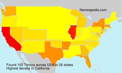Surname Tereza in USA Surname Tereza in USA
