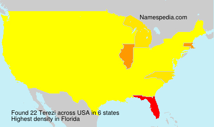 Surname Terezi in USA Surname Terezi in USA
