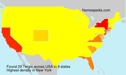 Surname Tergis in USA Surname Tergis in USA
