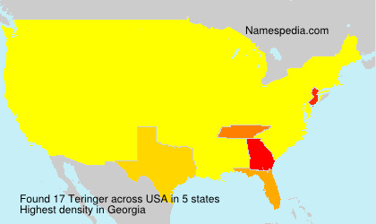Surname Teringer in USA Surname Teringer in USA
