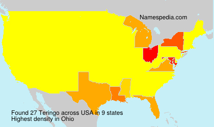 Surname Teringo in USA Surname Teringo in USA