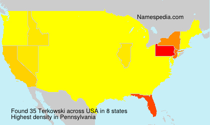 Surname Terkowski in USA Surname Terkowski in USA