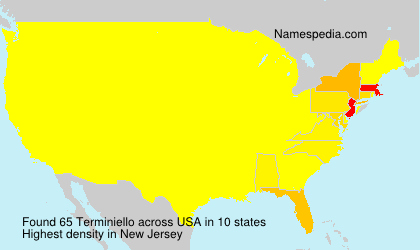 Surname Terminiello in USA Surname Terminiello in USA