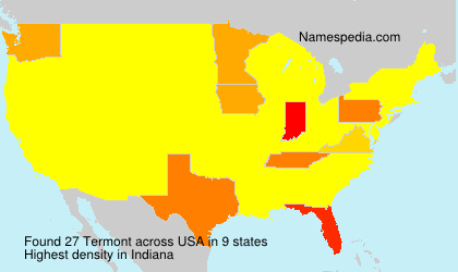 Surname Termont in USA Surname Termont in USA