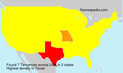 Surname Ternamian in USA Surname Ternamian in USA