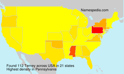 Surname Terney in USA Surname Terney in USA
