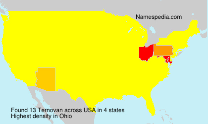 Surname Ternovan in USA Surname Ternovan in USA