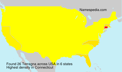 Surname Terragna in USA Surname Terragna in USA