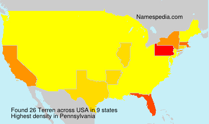 Surname Terren in USA Surname Terren in USA