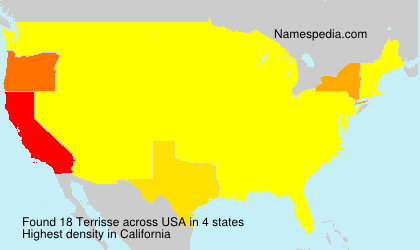Surname Terrisse in USA Surname Terrisse in USA