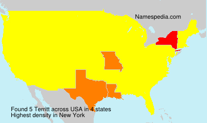 Surname Territt in USA Surname Territt in USA
