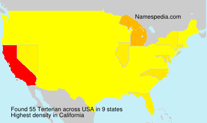 Surname Terterian in USA