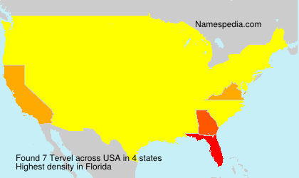 Surname Tervel in USA Surname Tervel in USA