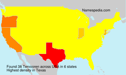Surname Tervooren in USA Surname Tervooren in USA