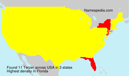 Surname Terzer in USA Surname Terzer in USA