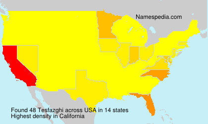 Surname Tesfazghi in USA Surname Tesfazghi in USA