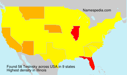 Surname Tesinsky in USA Surname Tesinsky in USA