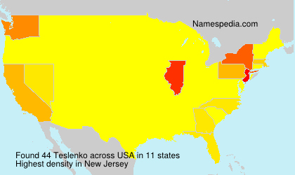 Surname Teslenko in USA Surname Teslenko in USA