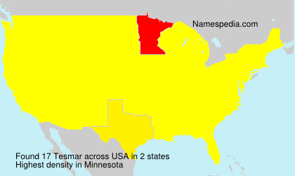 Surname Tesmar in USA Surname Tesmar in USA