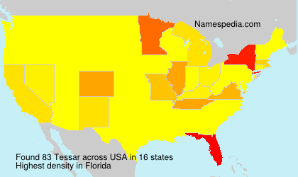 Surname Tessar in USA Surname Tessar in USA