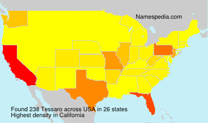 Surname Tessaro in USA Surname Tessaro in USA