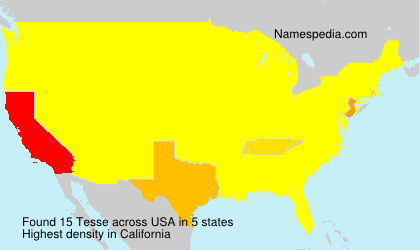 Surname Tesse in USA Surname Tesse in USA