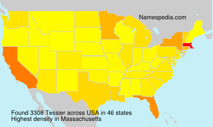 Surname Tessier in USA Surname Tessier in USA