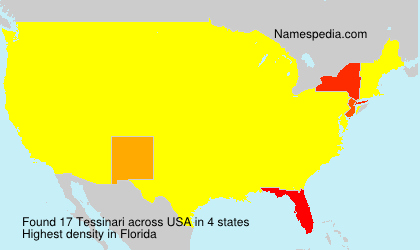 Surname Tessinari in USA Surname Tessinari in USA