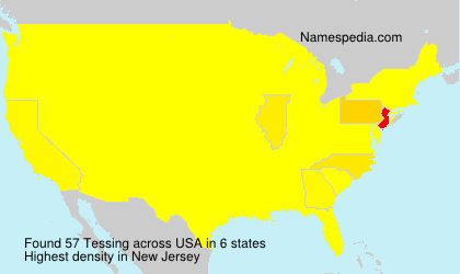 Surname Tessing in USA Surname Tessing in USA