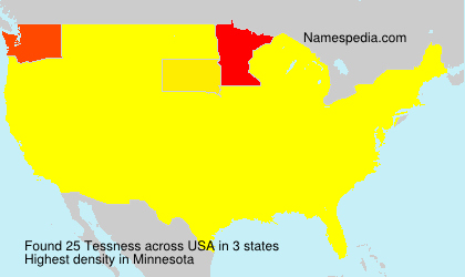Surname Tessness in USA Surname Tessness in USA