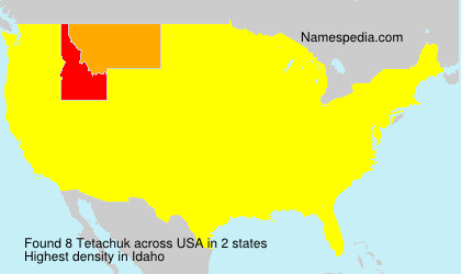 Surname Tetachuk in USA Surname Tetachuk in USA