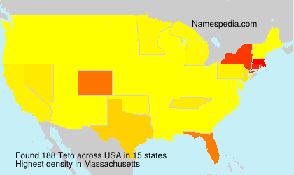 Surname Teto in USA Surname Teto in USA