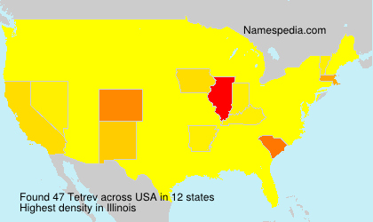 Surname Tetrev in USA Surname Tetrev in USA