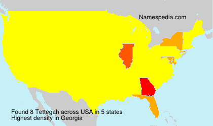 Surname Tettegah in USA Surname Tettegah in USA
