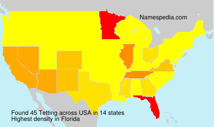 Surname Tetting in USA Surname Tetting in USA