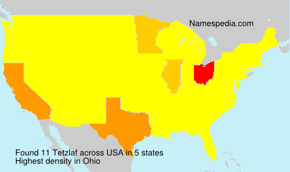 Surname Tetzlaf in USA Surname Tetzlaf in USA