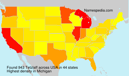 Surname Tetzlaff in USA Surname Tetzlaff in USA