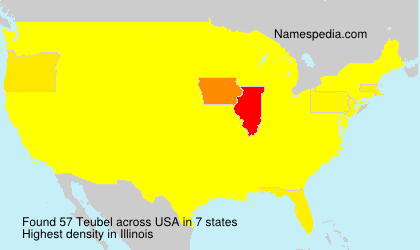 Surname Teubel in USA Surname Teubel in USA