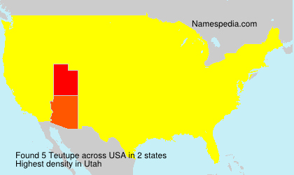 Surname Teutupe in USA Surname Teutupe in USA