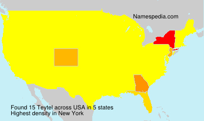 Surname Teytel in USA Surname Teytel in USA