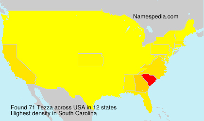 Surname Tezza in USA Surname Tezza in USA