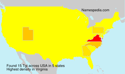 Surname Tgi in USA Surname Tgi in USA