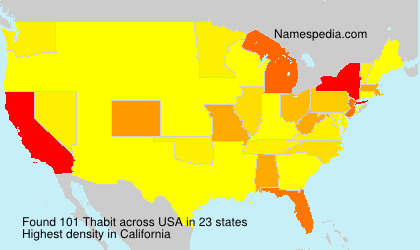 Surname Thabit in USA Surname Thabit in USA