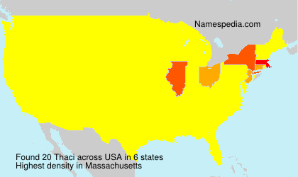 Surname Thaci in USA Surname Thaci in USA