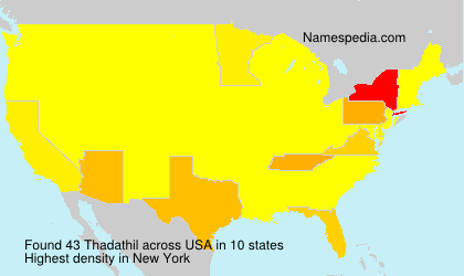 Surname Thadathil in USA Surname Thadathil in USA