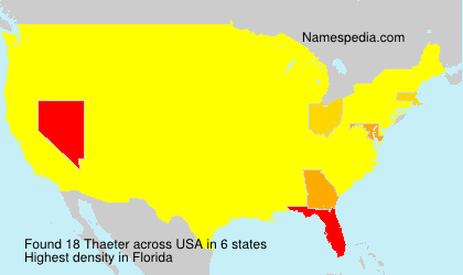 Surname Thaeter in USA Surname Thaeter in USA