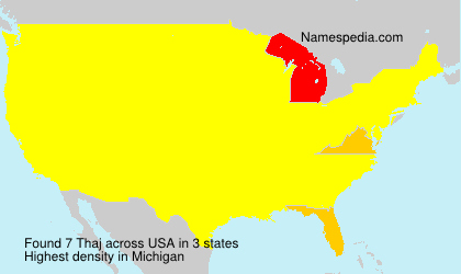 Surname Thaj in USA Surname Thaj in USA